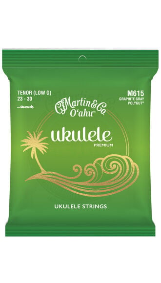 Martin O'ahu&trade; Ukulele Premium Polygut&reg; Strings &ndash; Tenor (Low G)